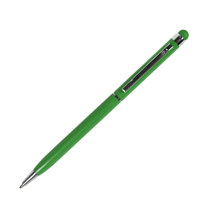 Ручка шариковая со стилусом TOUCHWRITER, цвет зеленый