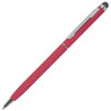 Ручка шариковая со стилусом TOUCHWRITER SOFT, покрытие soft touch, цвет красный