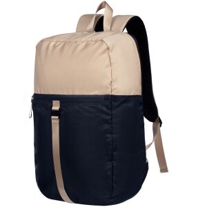 Рюкзак coolStuff, цвет темно-синий с бежевым