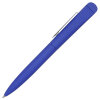 IQ, ручка с флешкой, 8 GB, металл, soft-touch, цвет синий