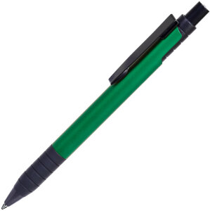 Ручка шариковая с грипом TOWER, цвет зеленый с черным