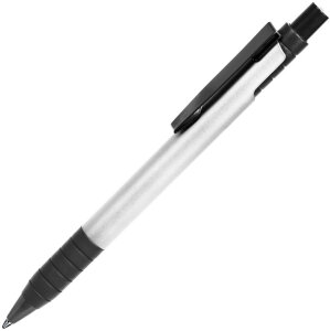 Ручка шариковая с грипом TOWER, цвет серый с черным