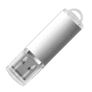 USB flash-карта ASSORTI (32Гб), цвет серебристая, 5,8х1,7х0,8, металл