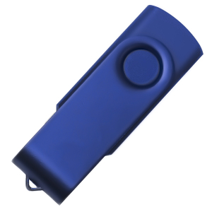 USB flash-карта DOT (16Гб), цвет синий, 5,8х2х1,1см, пластик, металл