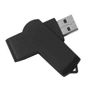 USB flash-карта SWING (8Гб), цвет черный, 6,0х1,8х1,1 см, пластик