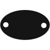 Шильдик металлический Alfa Oval, цвет черный