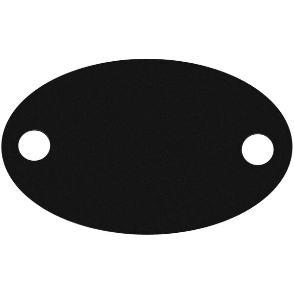 Шильдик металлический Alfa Oval, цвет черный