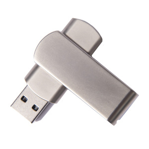 USB flash-карта SWING METAL (16Гб), цвет серебристая, 5,3х1,7х0,9 см, металл
