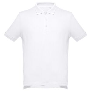 Рубашка поло мужская Adam, цвет белая, размер S
