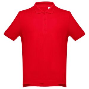 Рубашка поло мужская Adam, цвет красная, размер S