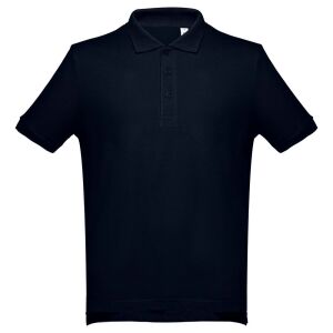 Рубашка поло мужская Adam, цвет темно-синяя, размер XL