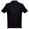 Рубашка поло мужская Adam, цвет черная, размер L