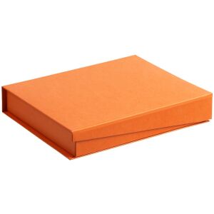 Коробка Duo под ежедневник и ручку, цвет оранжевая