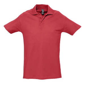 Рубашка поло мужская SPRING II, цвет красный, 4XL, 100% хлопок, 210/м2