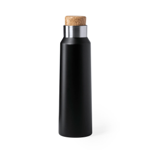 Бутылка для воды ANUKIN, 770 мл, нержавеющая сталь, цвет черный