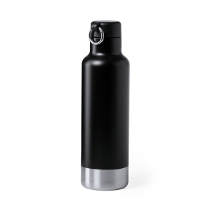 Бутылка для воды PERNAL, 750 мл,  нержавеющая сталь, цвет черный