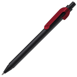 Ручка шариковая SNAKE, цвет черный и бордовый