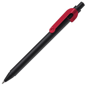 Ручка шариковая SNAKE, цвет черный с красным