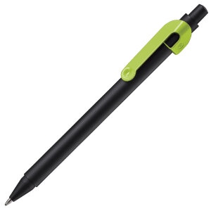 Ручка шариковая SNAKE, цвет черный и светло-зеленый
