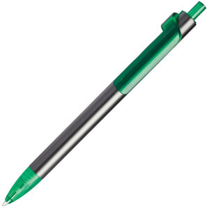 Ручка шариковая PIANO, цвет графит с зеленым