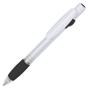 Ручка шариковая с грипом ALLEGRA SWING, цвет белый с черным