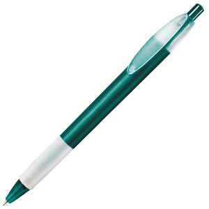 Ручка шариковая с грипом X-1 FROST GRIP, цвет зеленый