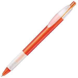 Ручка шариковая с грипом X-1 FROST GRIP, цвет оранжевый