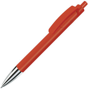 Ручка шариковая TRIS CHROME, цвет красный