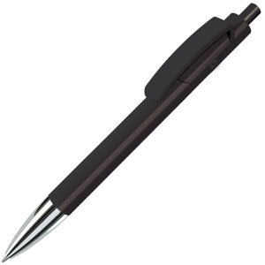 Ручка шариковая TRIS CHROME, цвет черный
