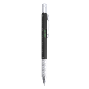 Ручка с мультиинструментом SAURIS, пластик, металл, цвет черный