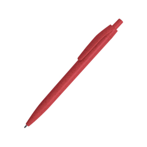 WIPPER, ручка шариковая, пластик с пшеничным волокном, цвет красный