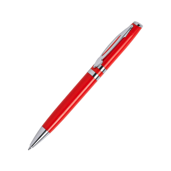 Ручка шариковая SERUX, пластик, металл, цвет красный