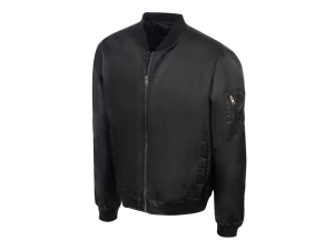 Куртка бомбер «Antwerpen» унисекс, цвет черный