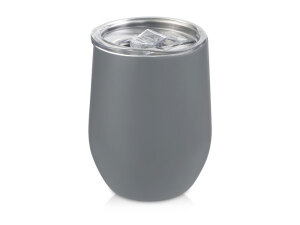 Термокружка Sense Gum, soft-touch, непротекаемая крышка, 370мл, цвет серый Cool grey 7C