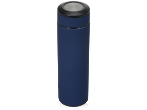 Термос «Confident» с покрытием soft-touch 420мл, цвет темно-синий (Р)