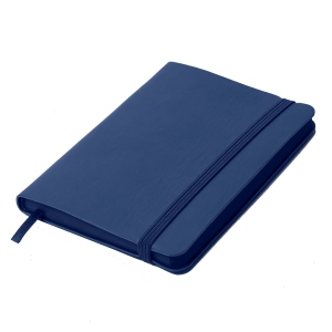 Блокнот SHADY JUNIOR с элементами планирования,  А6, цвет синий ройал, кремовый блок, темно-синий обрез