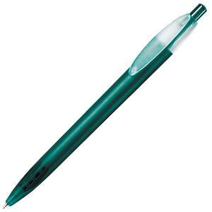 X-1 FROST, ручка шариковая, цвет фростированный зеленый, пластик