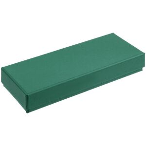 Коробка Notes с ложементом для ручки и флешки, цвет зеленая