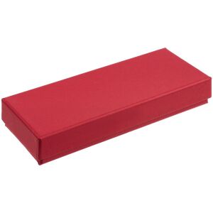 Коробка Notes с ложементом для ручки и флешки, цвет красная