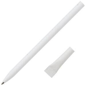 Ручка шариковая Carton Plus, цвет белая