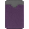 Чехол для карты на телефон Devon, цвет фиолетовый с серым