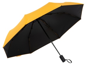 Зонт-автомат Dual с двухцветным куполом, цвет желтый/черный