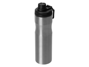 Бутылка для воды «Supply» Waterline, нерж сталь, 850 мл, цвет серебристый/черный
