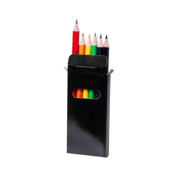 Набор цветных карандашей GARTEN (6шт.), цвет черный