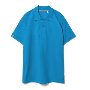 Рубашка поло мужская Virma Premium, цвет бирюзовая, размер S