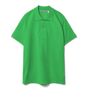 Рубашка поло мужская Virma Premium, цвет зеленое яблоко, размер S
