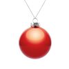 Елочный шар Finery Gloss, 8 см, цвет глянцевый красный