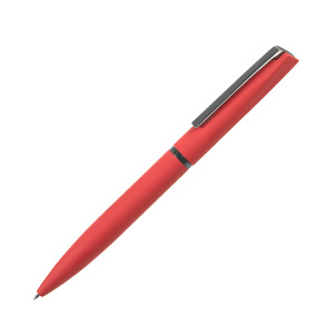 Ручка шариковая FRANCISCA, покрытие soft touch, цвет красный