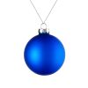 Елочный шар Finery Matt, 8 см, цвет матовый синий