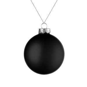 Елочный шар Finery Matt, 8 см, цвет матовый черный